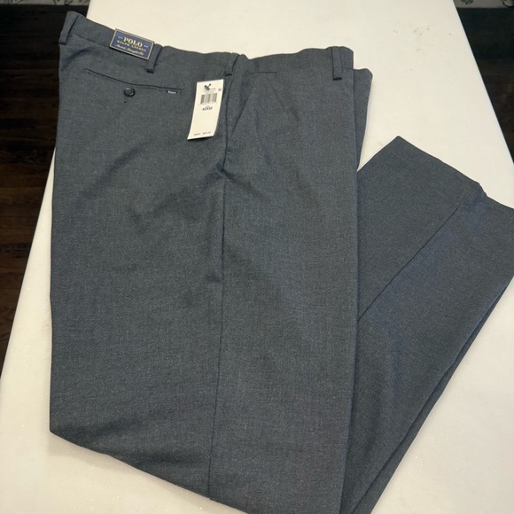 Polo Ralph Lauren Stretch Straight Fit Mens Pants Dark Gray Sz 42 X 32 NWT - Picture 2 of 10